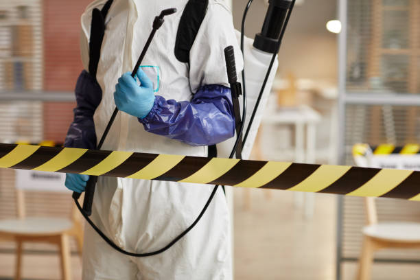 Professional Blood Cleanup technician working in Amherst, WI
